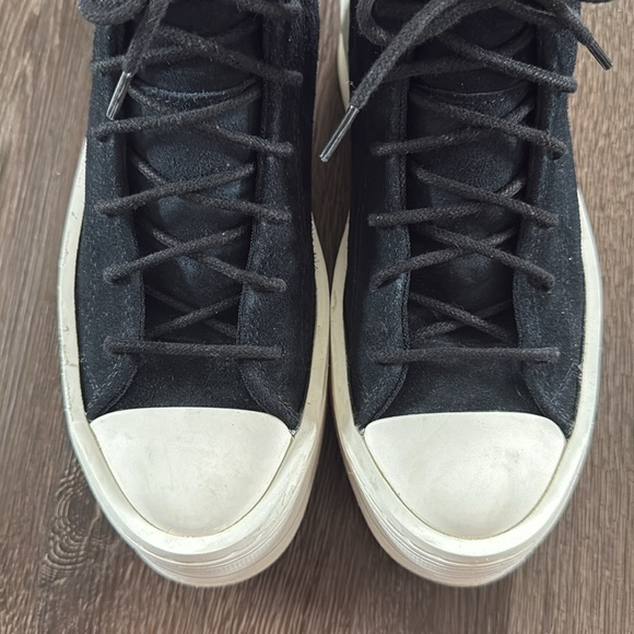 Converse Chuck Taylor All Star Modern Lift Platform Mono Suede Black - Picture 6 of 15